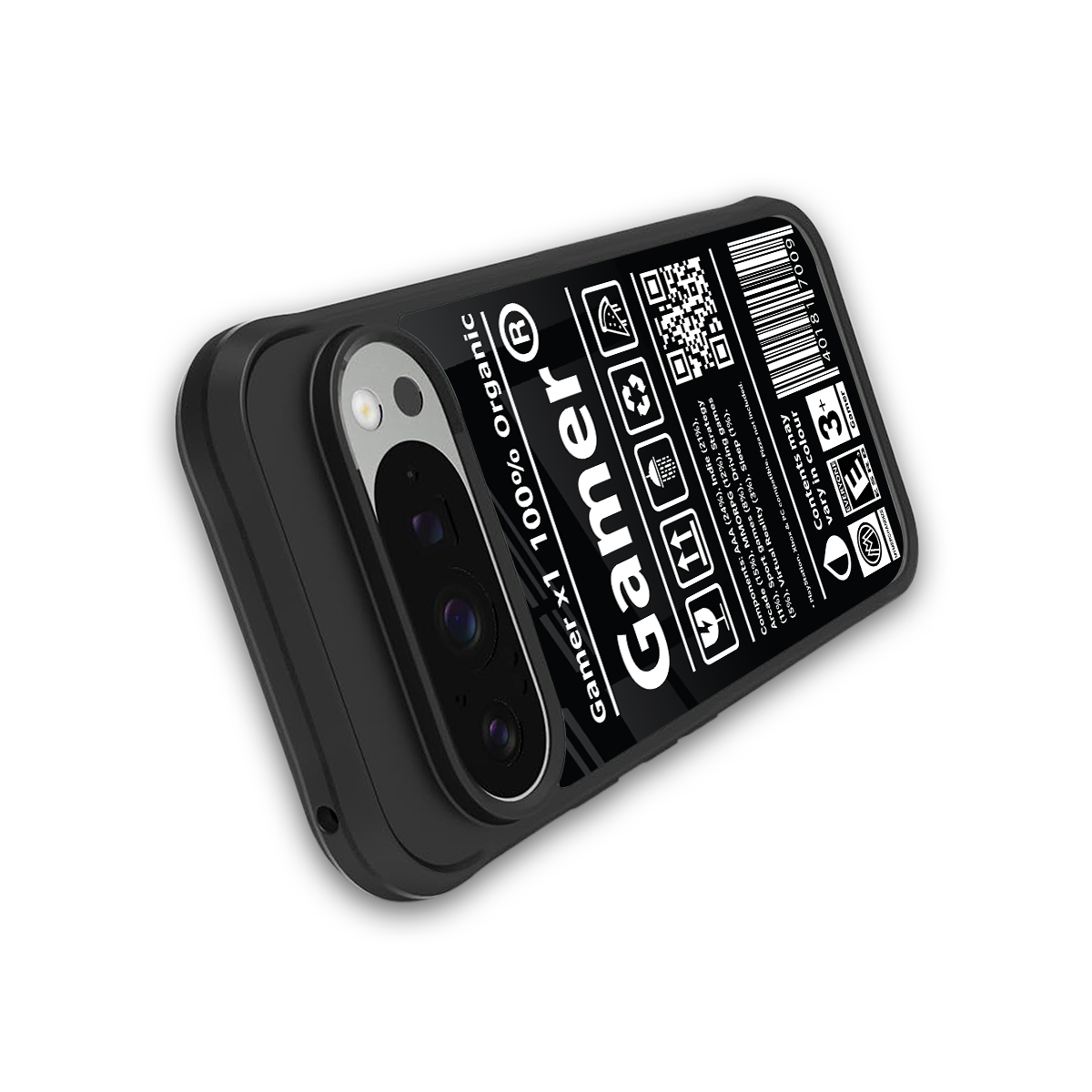 gamer back phone cover | glass case for google pixel 9 pro xl