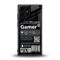 gamer back phone cover | glass case for samsung galaxy s23 ultra