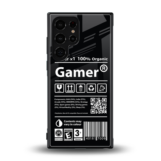 gamer back phone cover | glass case for samsung galaxy s23 ultra