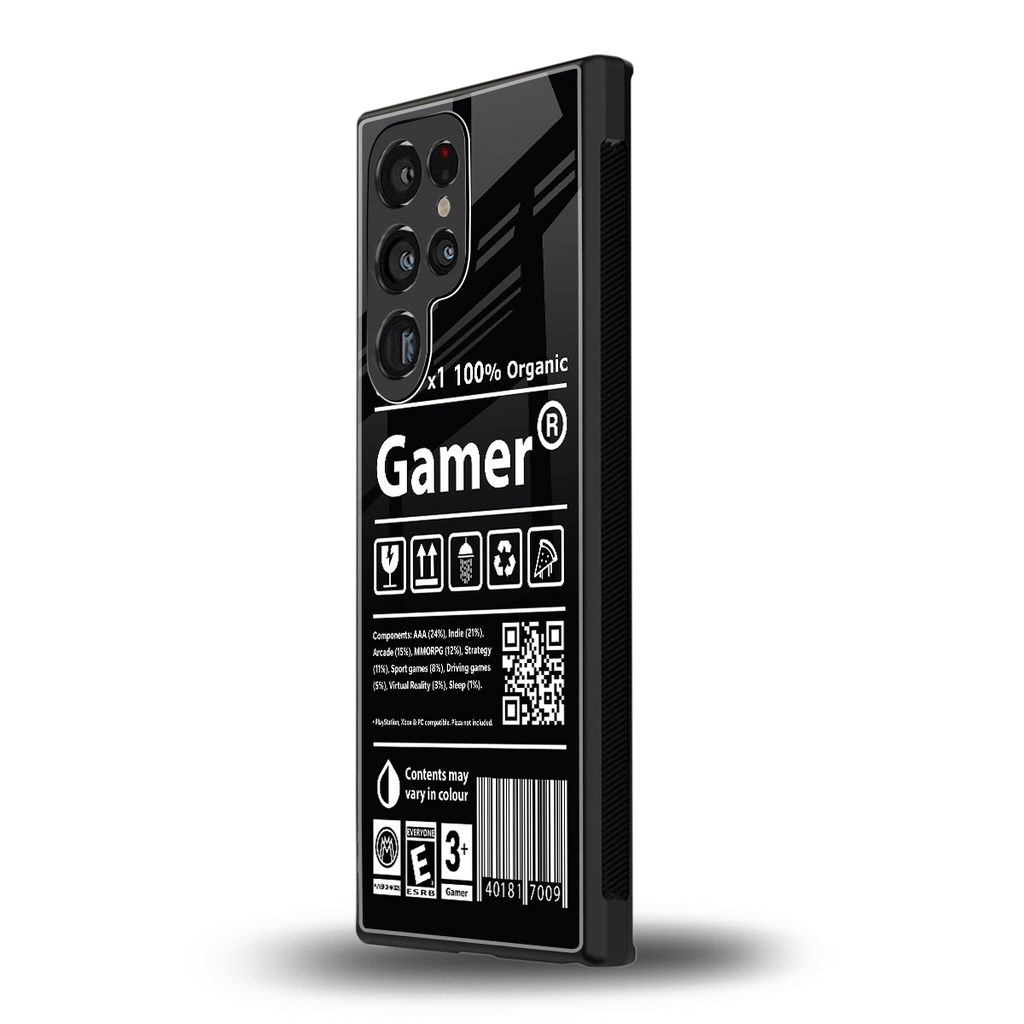 gamer back phone cover | glass case for samsung galaxy s23 ultra