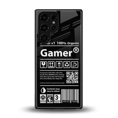 gamer back phone cover | glass case for samsung galaxy s25 ultra
