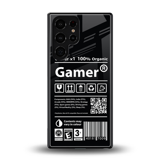 gamer back phone cover | glass case for samsung galaxy s25 ultra