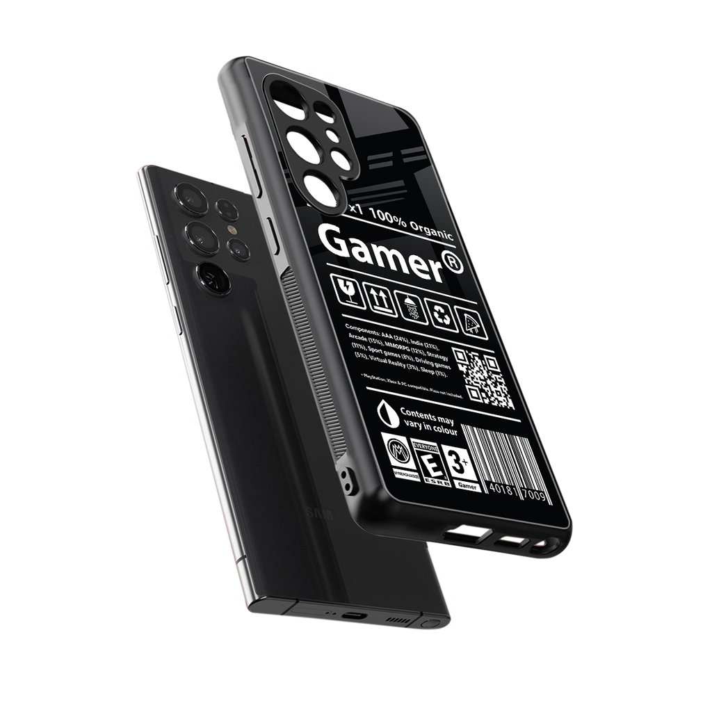 gamer back phone cover | glass case for samsung galaxy s25 ultra