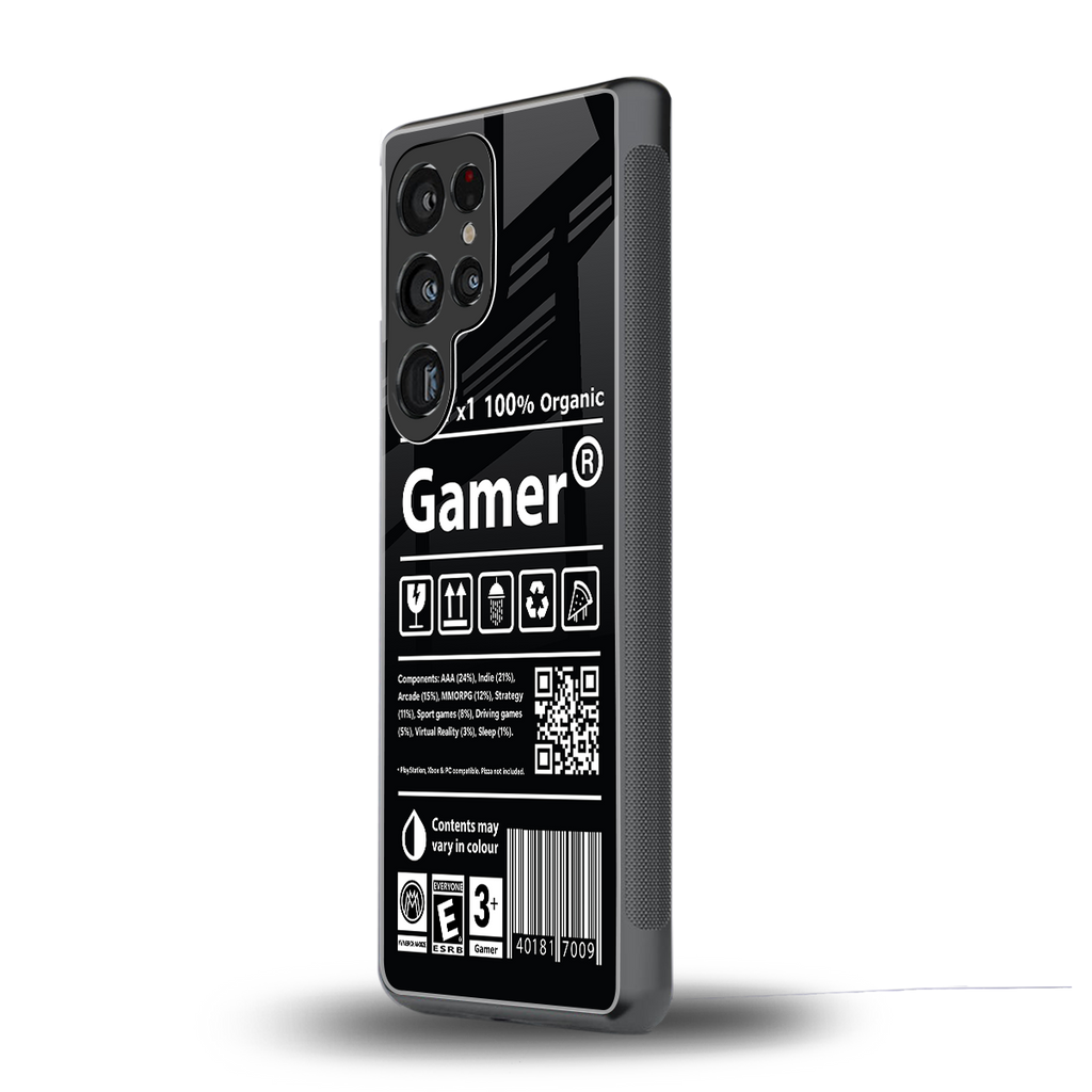 gamer back phone cover | glass case for samsung galaxy s25 ultra