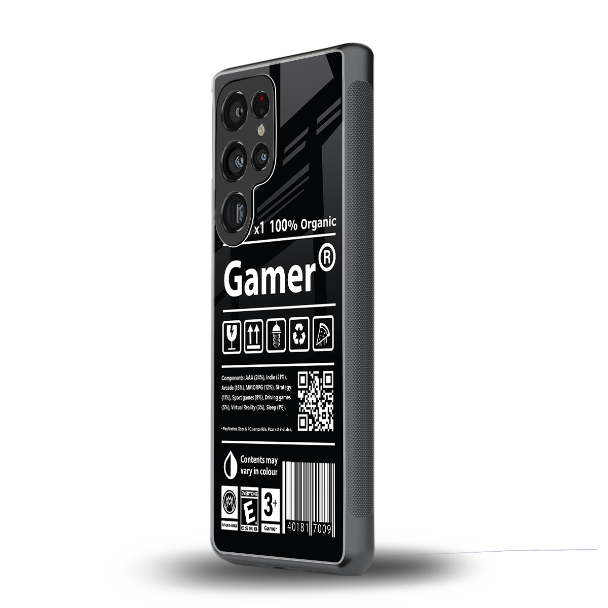 gamer back phone cover | glass case for samsung galaxy s25 ultra