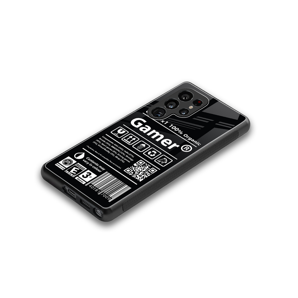 gamer back phone cover | glass case for samsung galaxy s25 ultra