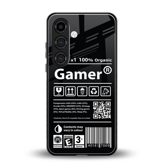 gamer back phone cover | glass case for samsung galaxy s23 plus