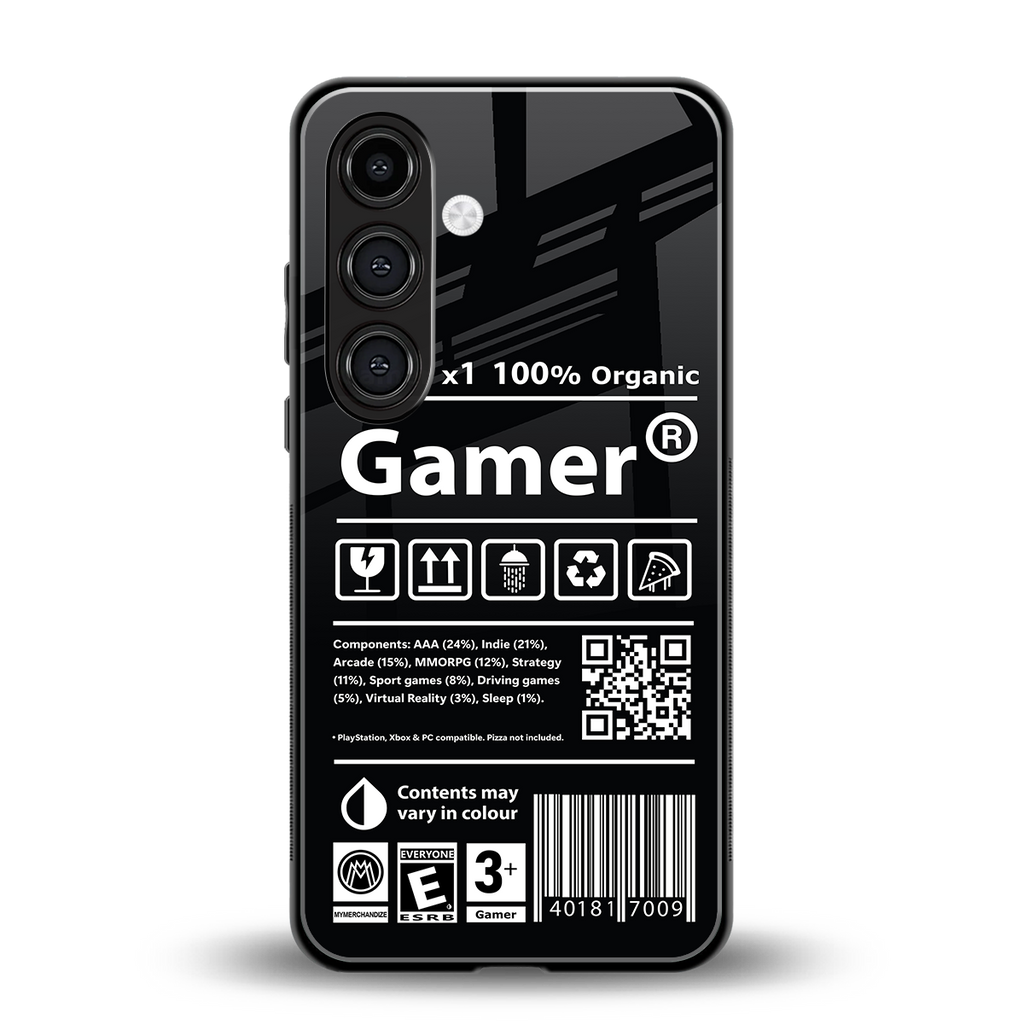gamer back phone cover | glass case for samsung galaxy s24 fe