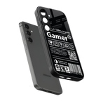 gamer back phone cover | glass case for samsung galaxy s24