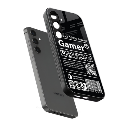 gamer back phone cover | glass case for samsung galaxy s24 plus