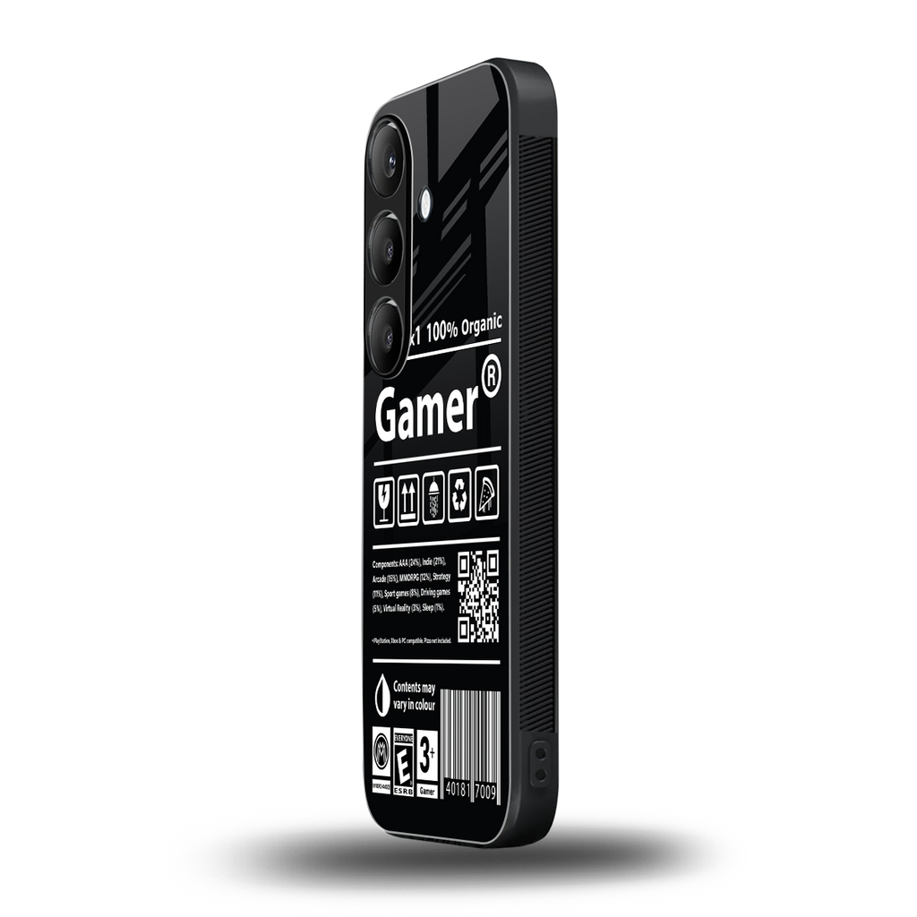 gamer back phone cover | glass case for samsung galaxy s24 fe