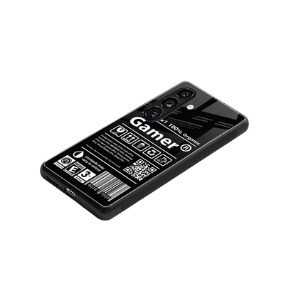 gamer back phone cover | glass case for samsung galaxy s24 plus