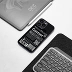 gamer back phone cover | glass case for iphone 16 plus
