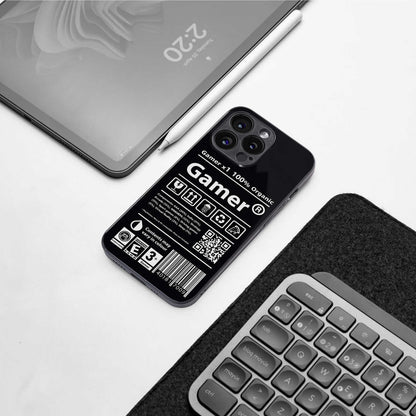 gamer back phone cover | glass case for iphone 13 pro max