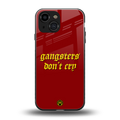 gangsters don't cry back phone cover | glass case for iphone 13 mini