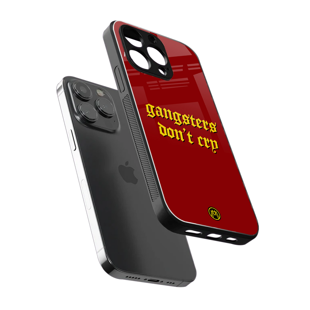 gangsters don't cry back phone cover | glass case for iphone 13 pro max