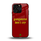 gangsters don't cry back phone cover | glass case for iphone 13 pro