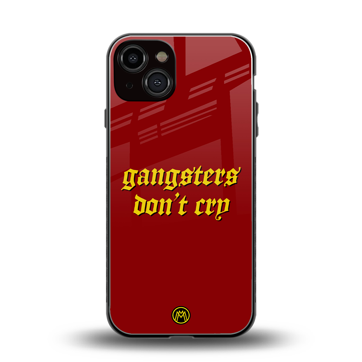 gangsters don't cry back phone cover | glass case for iphone 13