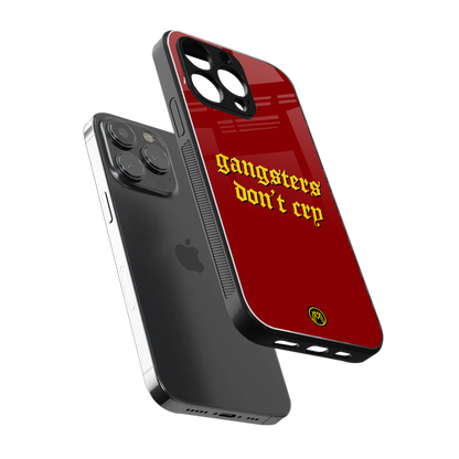 gangsters don't cry back phone cover | glass case for iphone 14 pro max