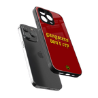 gangsters don't cry back phone cover | glass case for iphone 16 pro max
