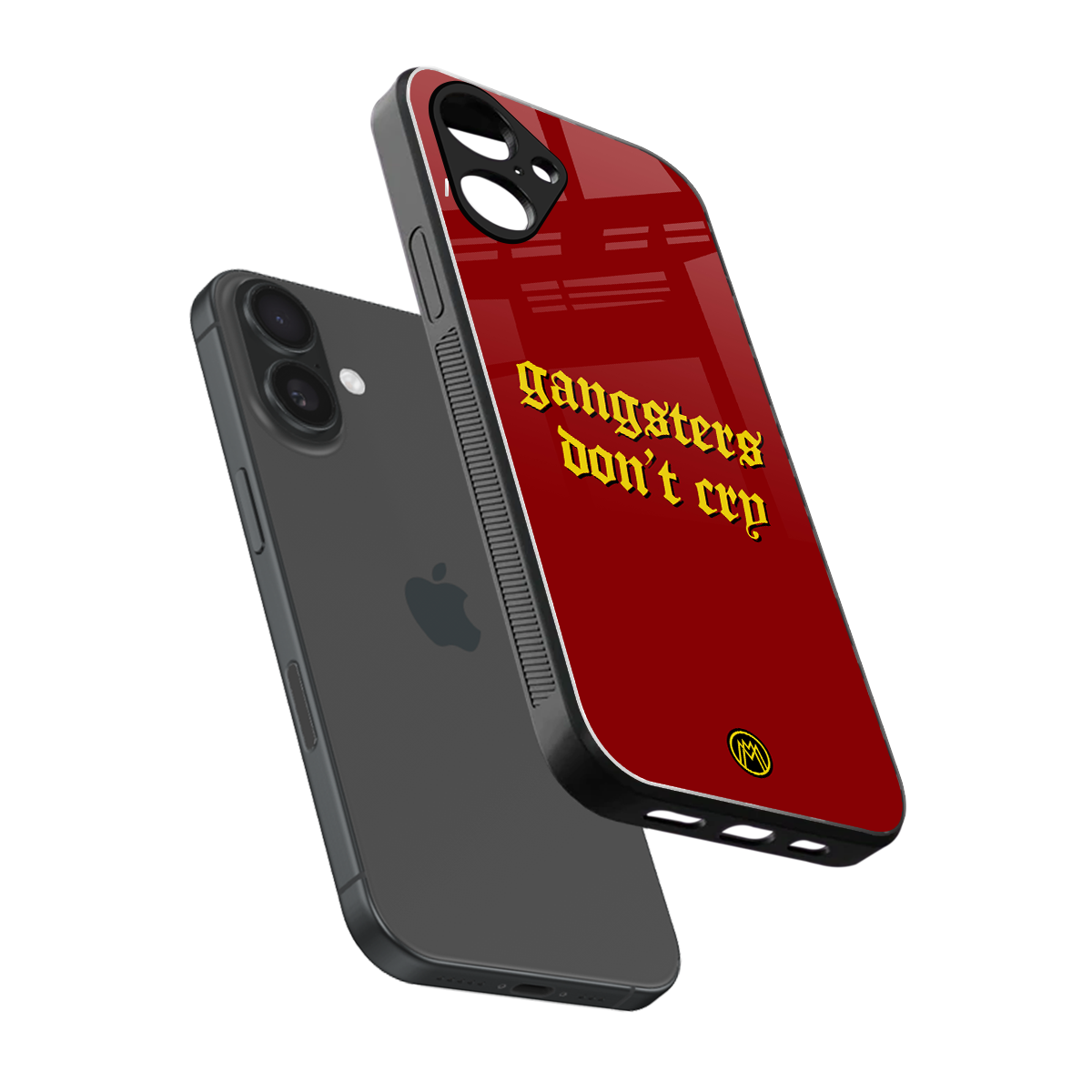 gangsters don't cry back phone cover | glass case for iphone 16