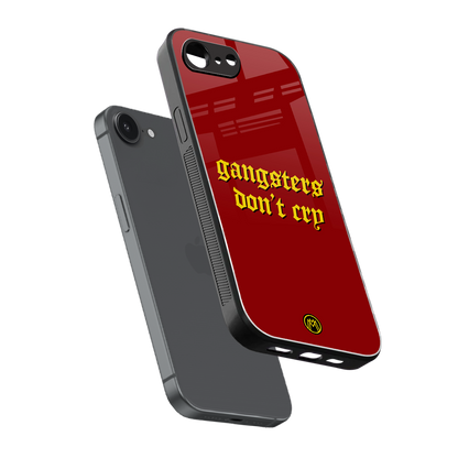 gangsters don't cry back phone cover | glass case for iphone 16e