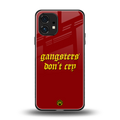 gangsters don't cry back phone cover | glass case for nothing phone 1