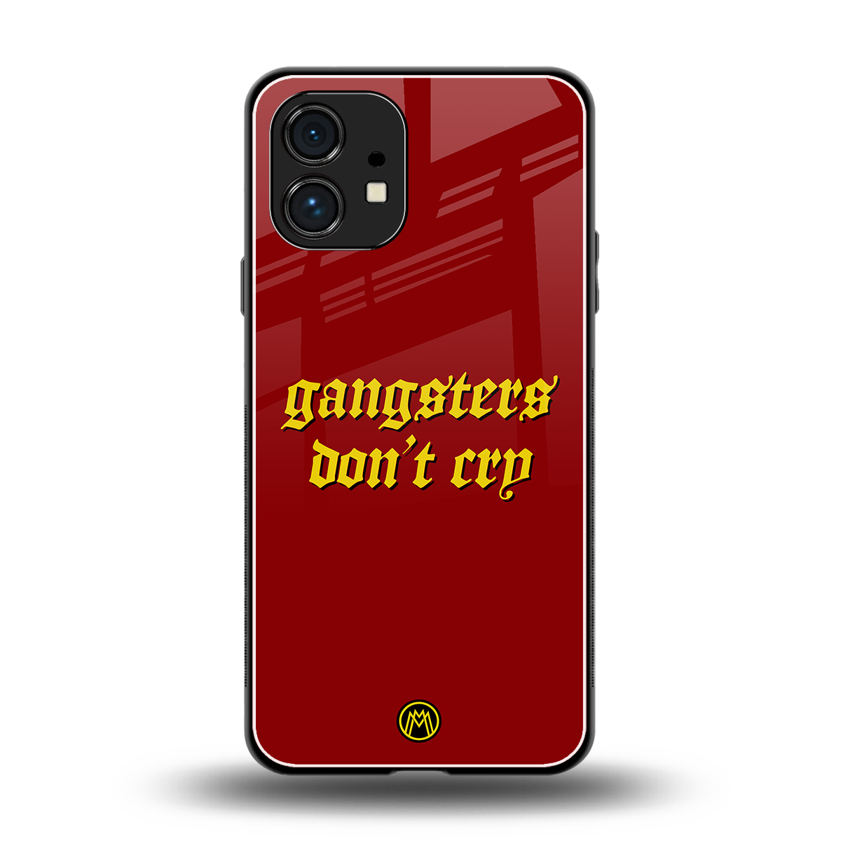 gangsters don't cry back phone cover | glass case for nothing phone 1