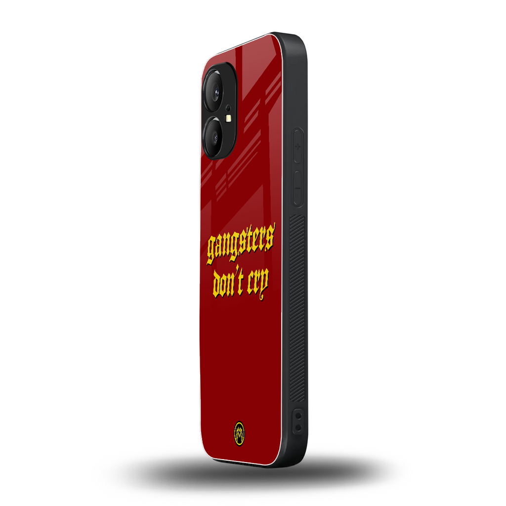 gangsters don't cry back phone cover | glass case for nothing phone 1