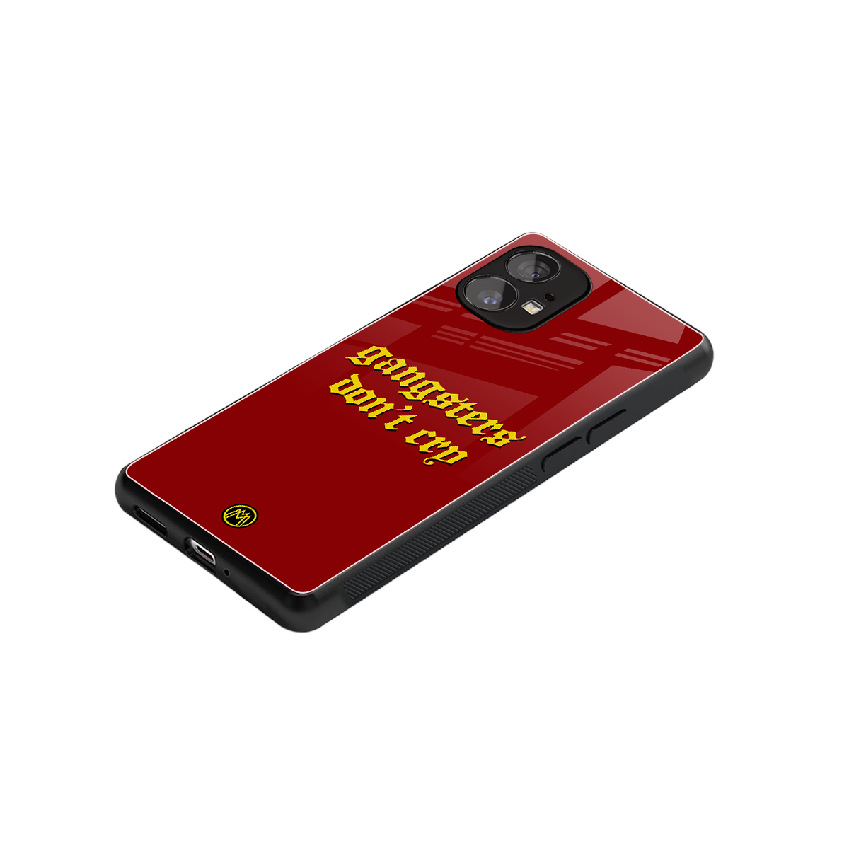 gangsters don't cry back phone cover | glass case for nothing phone 1