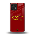 gangsters don't cry back phone cover | glass case for nothing phone 2