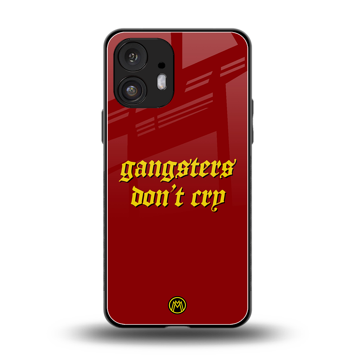 gangsters don't cry back phone cover | glass case for nothing phone 2