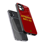 gangsters don't cry back phone cover | glass case for nothing phone 2