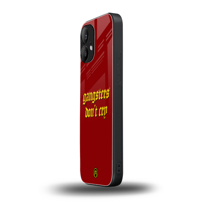 gangsters don't cry back phone cover | glass case for nothing phone 2