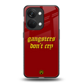 gangsters don't cry back phone cover | glass case for oneplus nord 3
