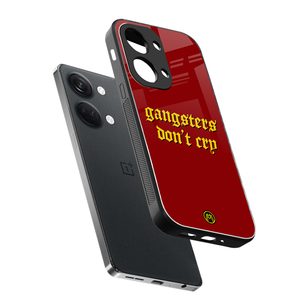 gangsters don't cry back phone cover | glass case for oneplus nord 3