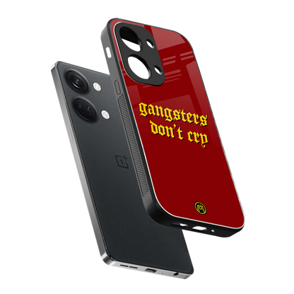 gangsters don't cry back phone cover | glass case for oneplus nord 3
