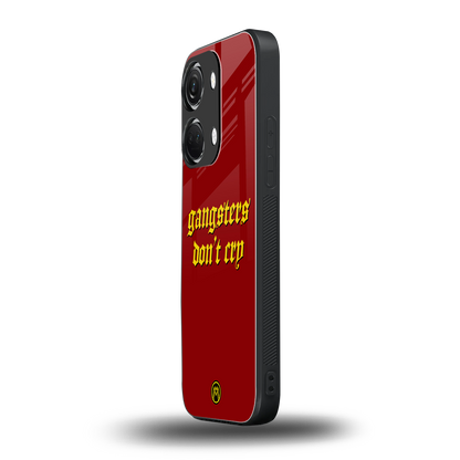 gangsters don't cry back phone cover | glass case for oneplus nord 3