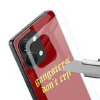 gangsters don't cry back phone cover | glass case for oneplus nord 3