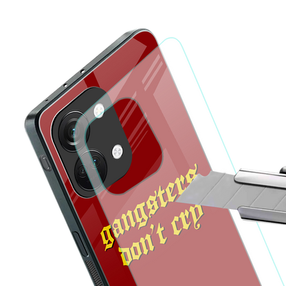 gangsters don't cry back phone cover | glass case for oneplus nord 3
