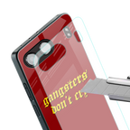 gangsters don't cry back phone cover | glass case for oneplus nord 4