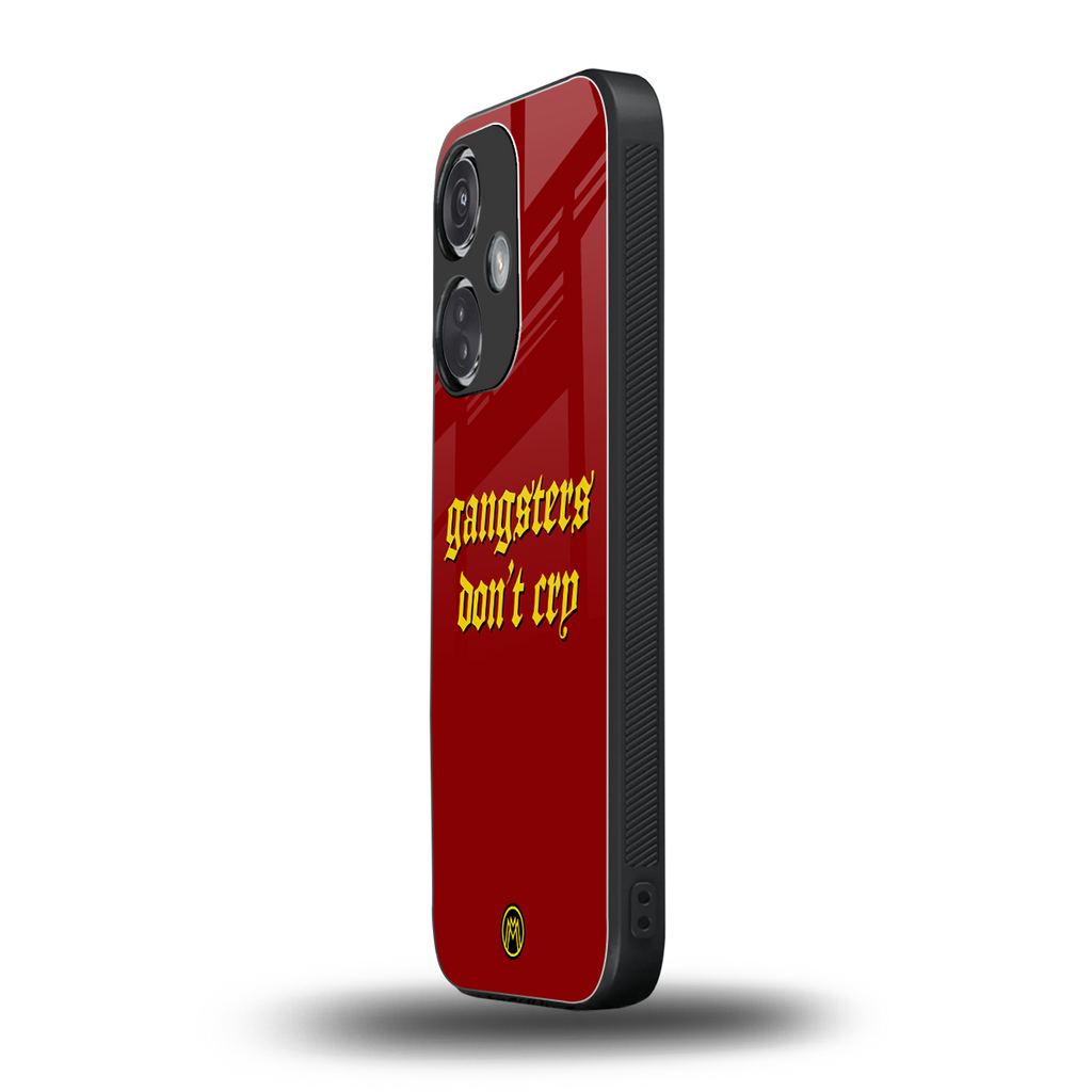 gangsters don't cry back phone cover | glass case for oneplus nord ce 3