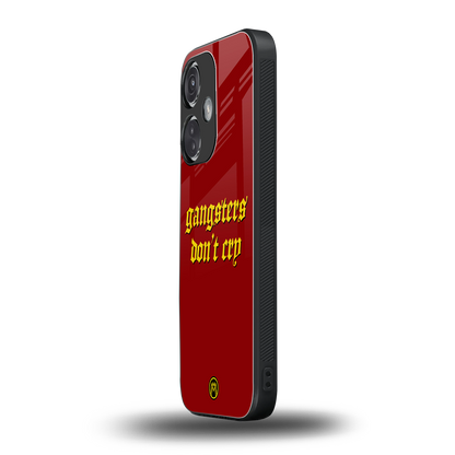 gangsters don't cry back phone cover | glass case for oneplus nord ce 3