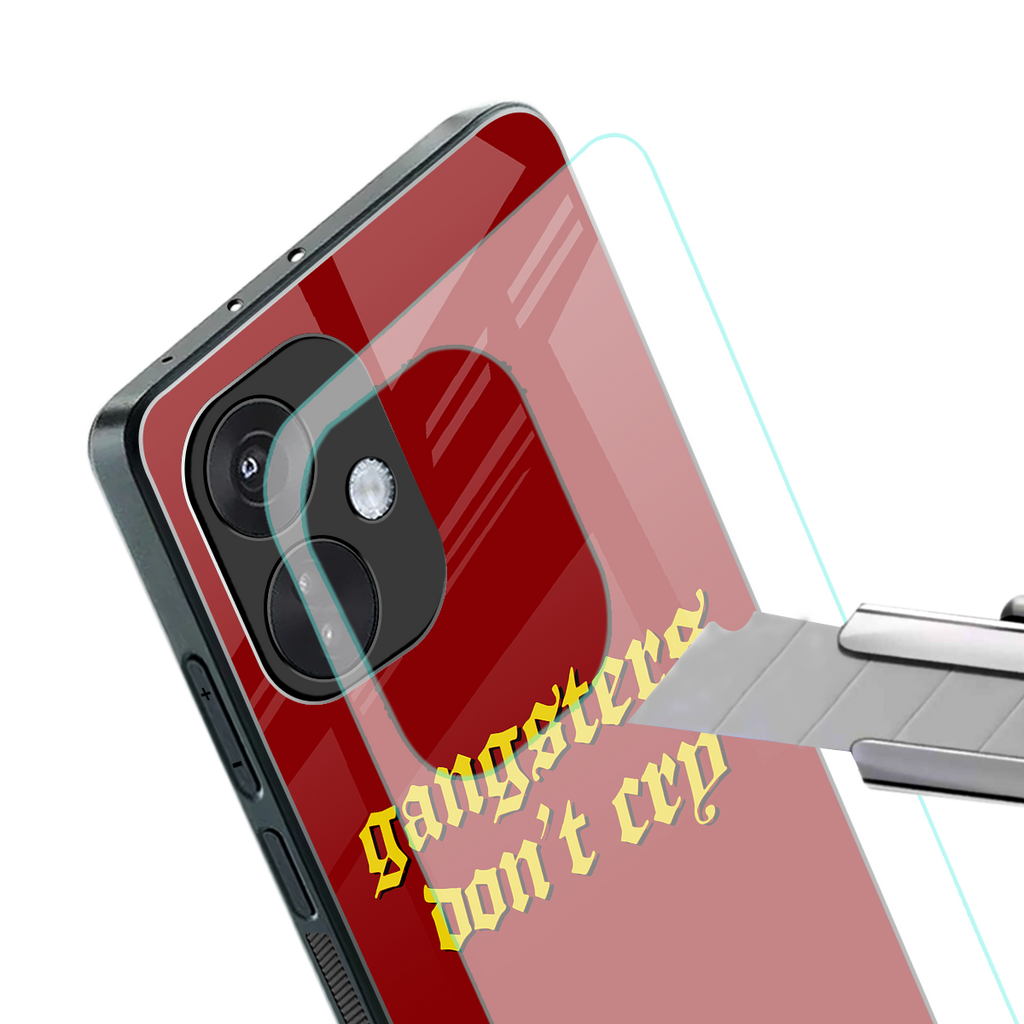 gangsters don't cry back phone cover | glass case for oneplus nord ce 3