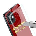 gangsters don't cry back phone cover | glass case for oneplus nord ce 3