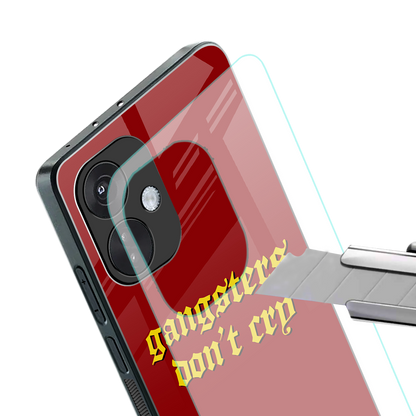 gangsters don't cry back phone cover | glass case for oneplus nord ce 3
