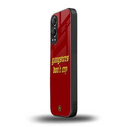 gangsters don't cry back phone cover | glass case for oneplus nord ce 4 lite