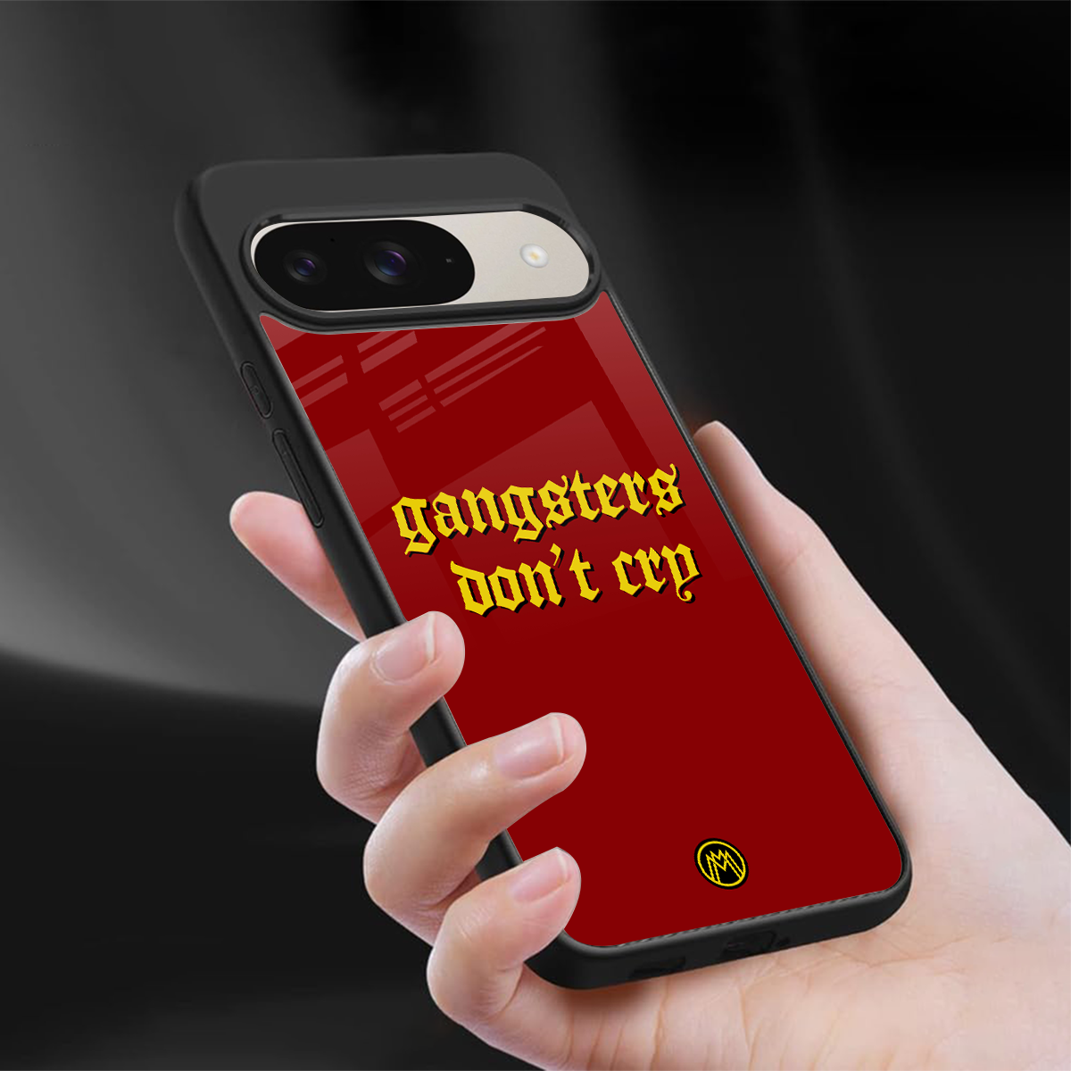 gangsters don't cry back phone cover | glass case for google pixel 9