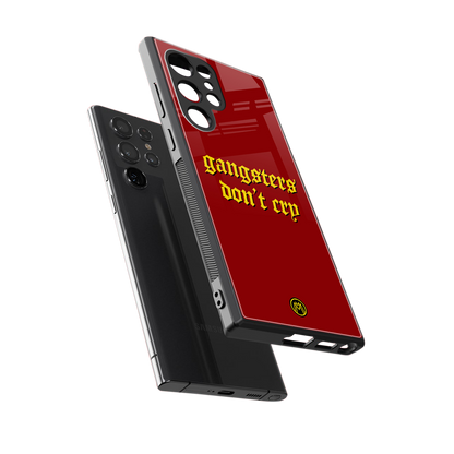 gangsters don't cry back phone cover | glass case for samsung galaxy s24 ultra