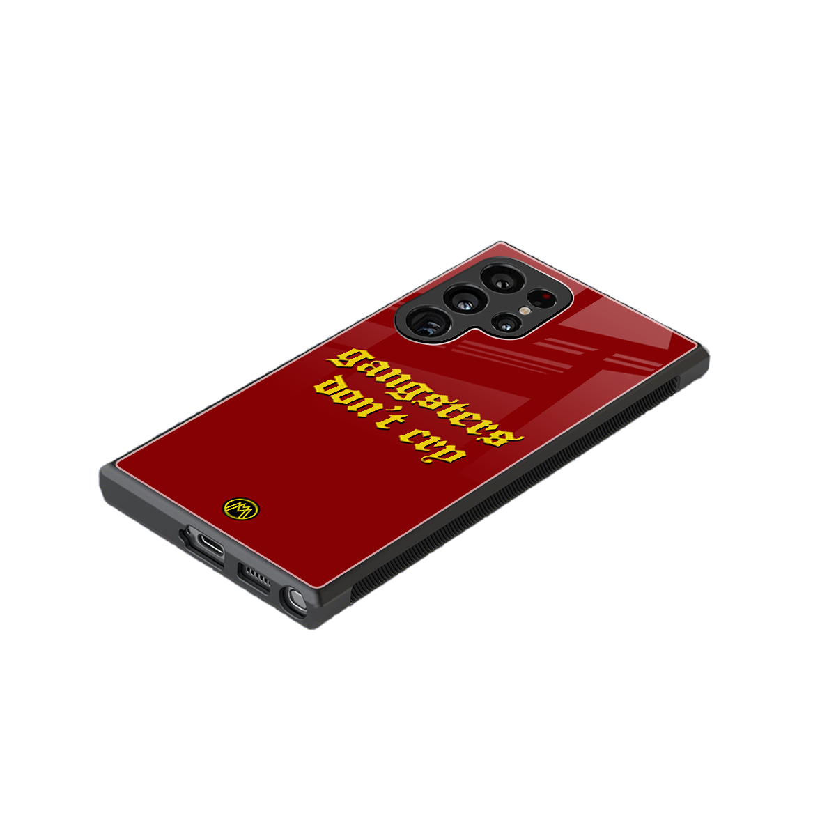 gangsters don't cry back phone cover | glass case for samsung galaxy s23 ultra